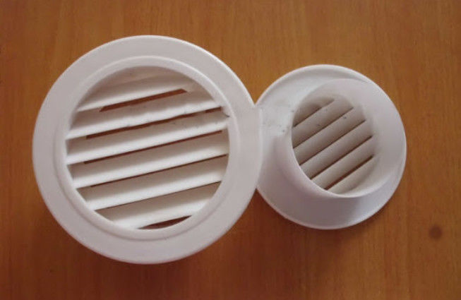 Perkakas injeksi plastik untuk aksesori dapur ventilator plastik cetakan presisi tinggi